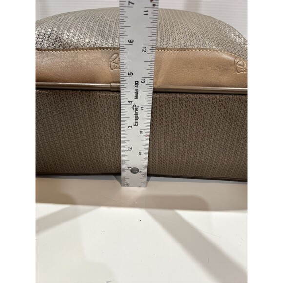 Vintage Ricardo of Beverly Hills Beige Tote Travel Overnight Carry All Bag - Picture 9 of 16